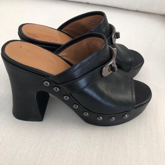 Coach studded clogs! Size 7. One of a kind! Sample! - Picture 6 of 9